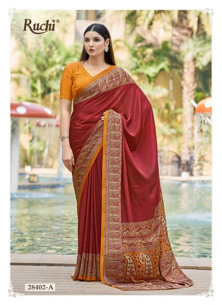 Vivanta Silk 27 By Ruchi Silk Crepe Sarees Bulk Orders In India